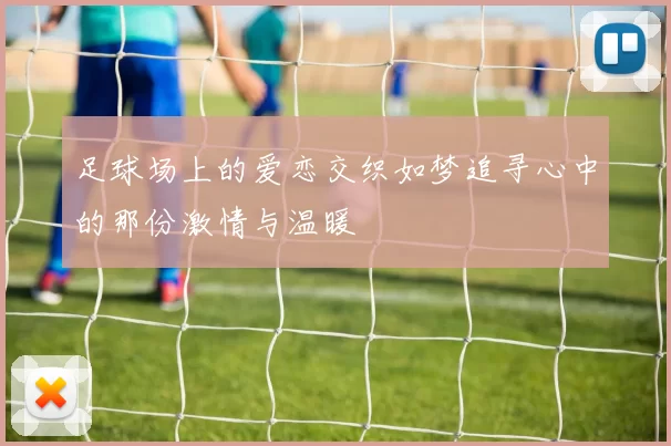 足球场上的爱恋交织如梦追寻心中的那份激情与温暖